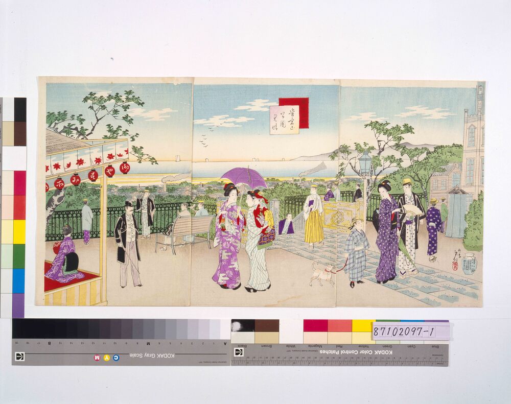 作品画像：東京名所愛宕山公園見晴