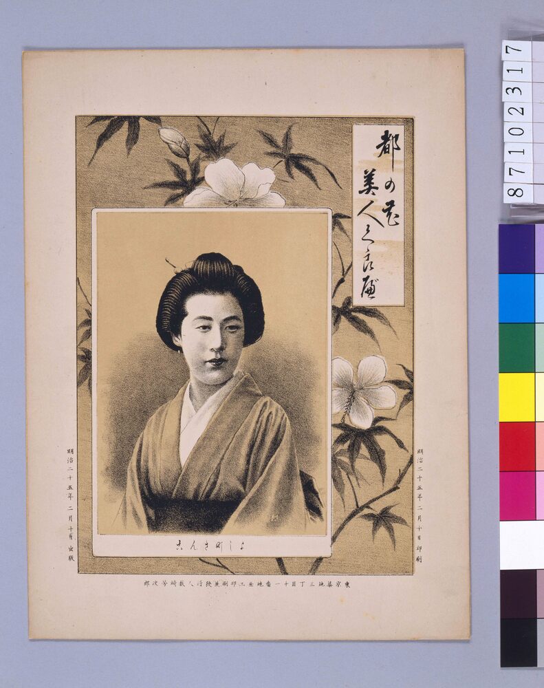 都の花美人くらべ 　よし町さんこ