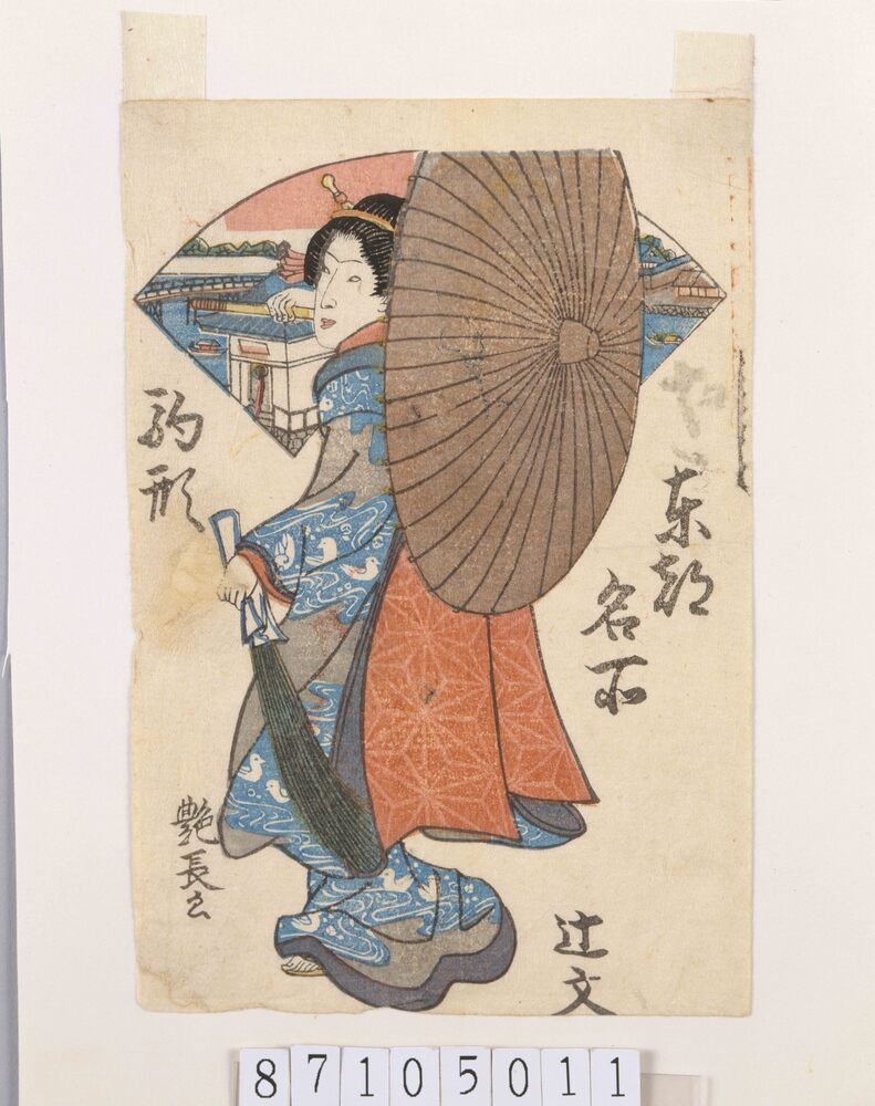 作品画像:東都名所 駒形