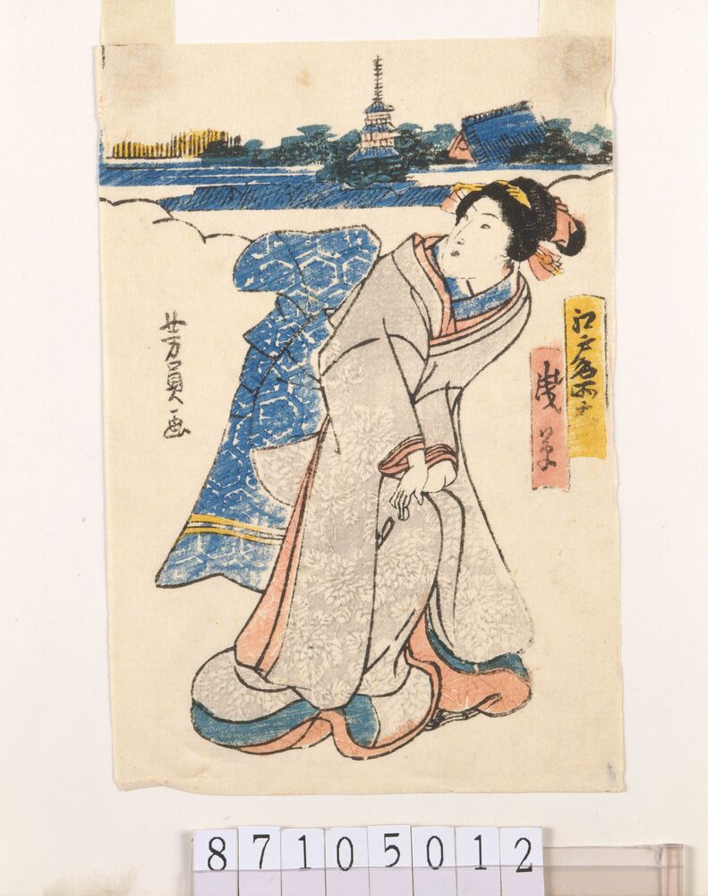 作品画像:江戸名所之四 浅草