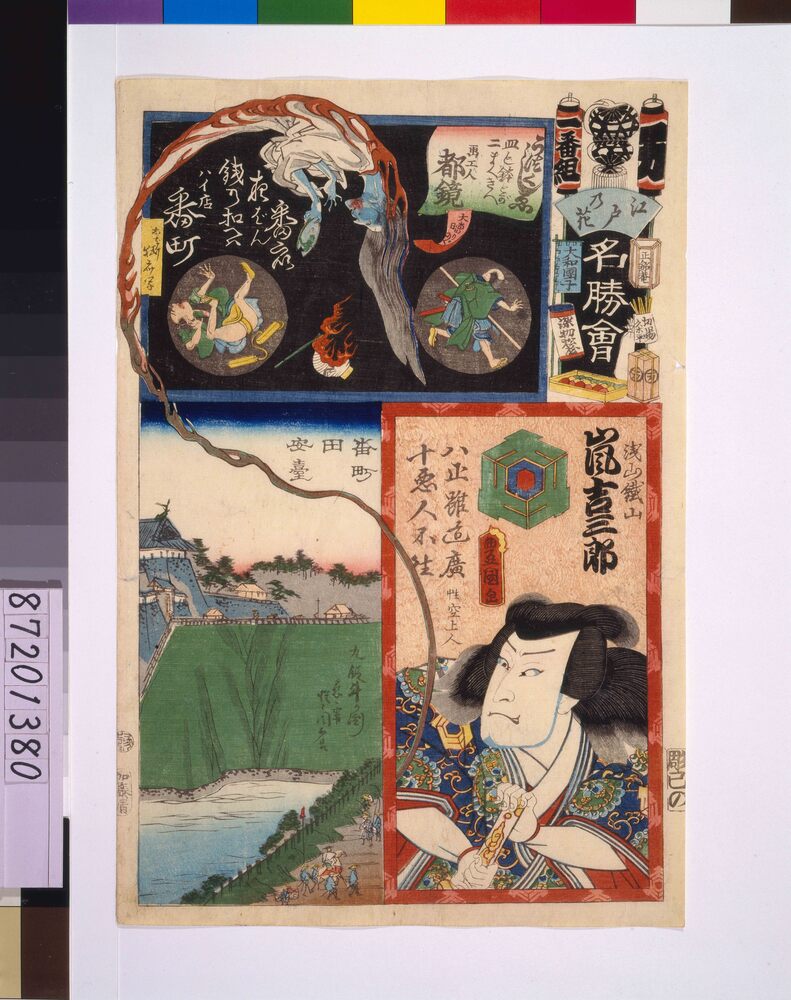作品画像:江戸の花名勝会 万 二番組
