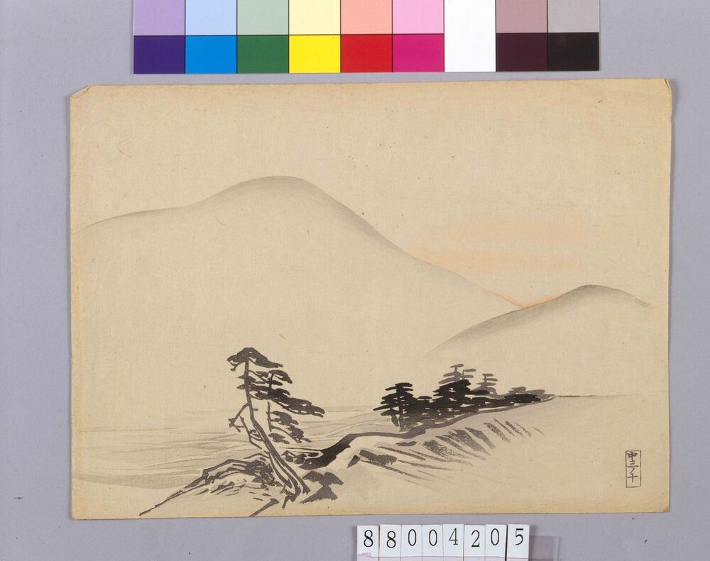 作品画像:山水図