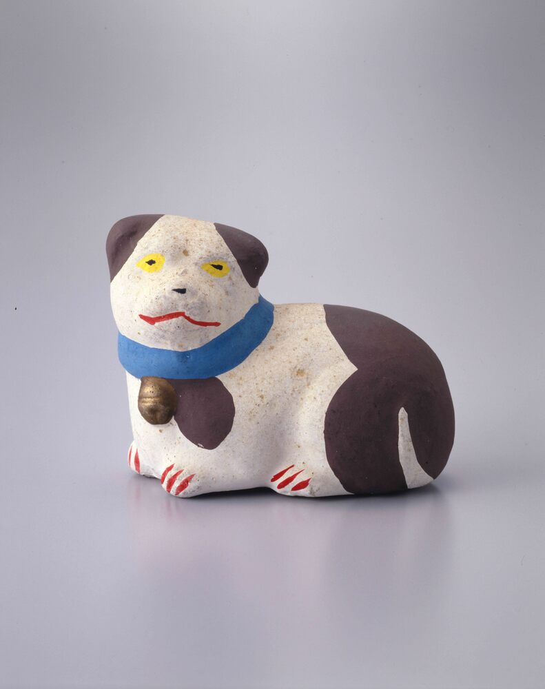 作品画像：郷土玩具 伏見土人形 犬