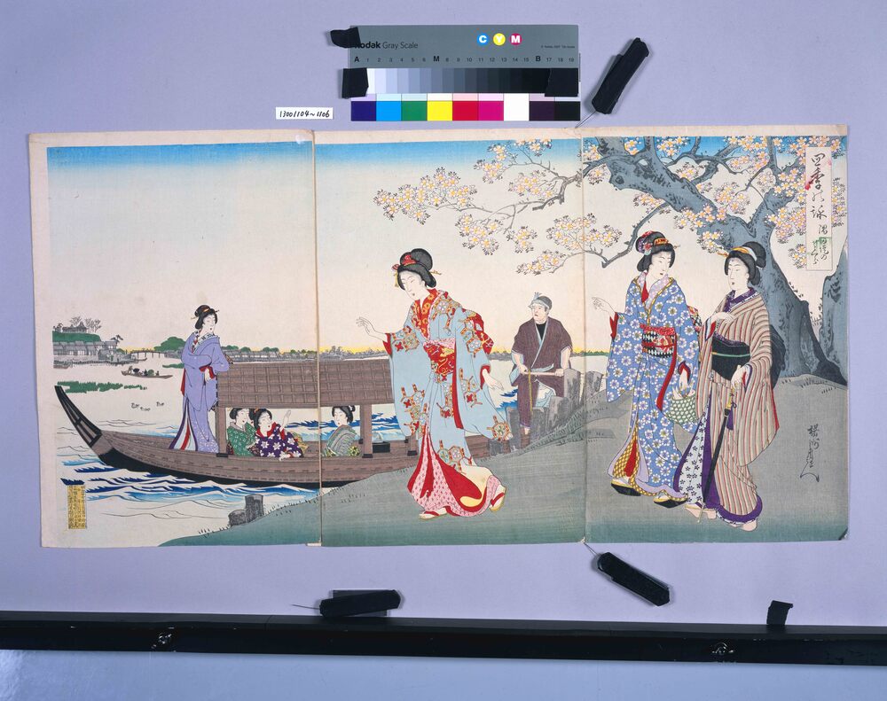 作品画像：四季の詠　隅田堤のさくら
