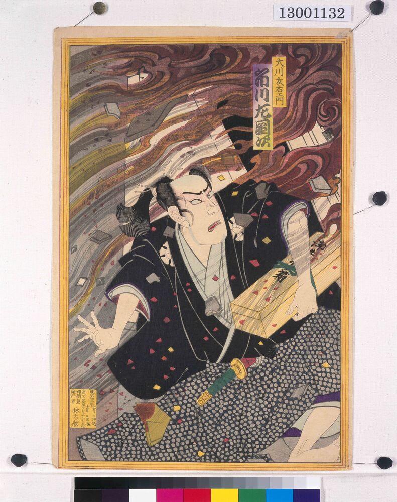 蔦模様血染御書 大川友右衛門 初代市川左團次