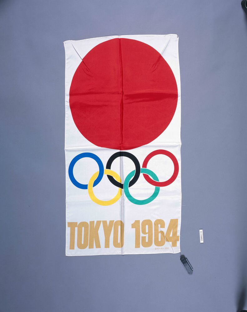 作品画像:東京オリンピック1964 シンボルマーク シルクスカーフ