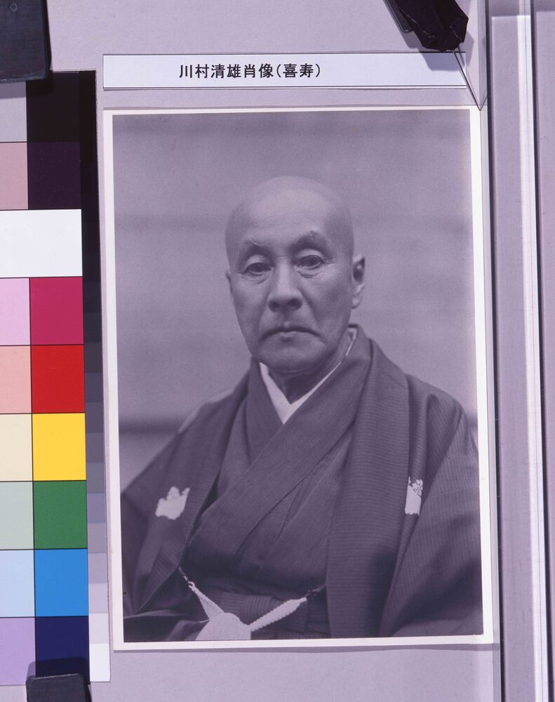 作品画像:川村清雄肖像(喜寿記念)