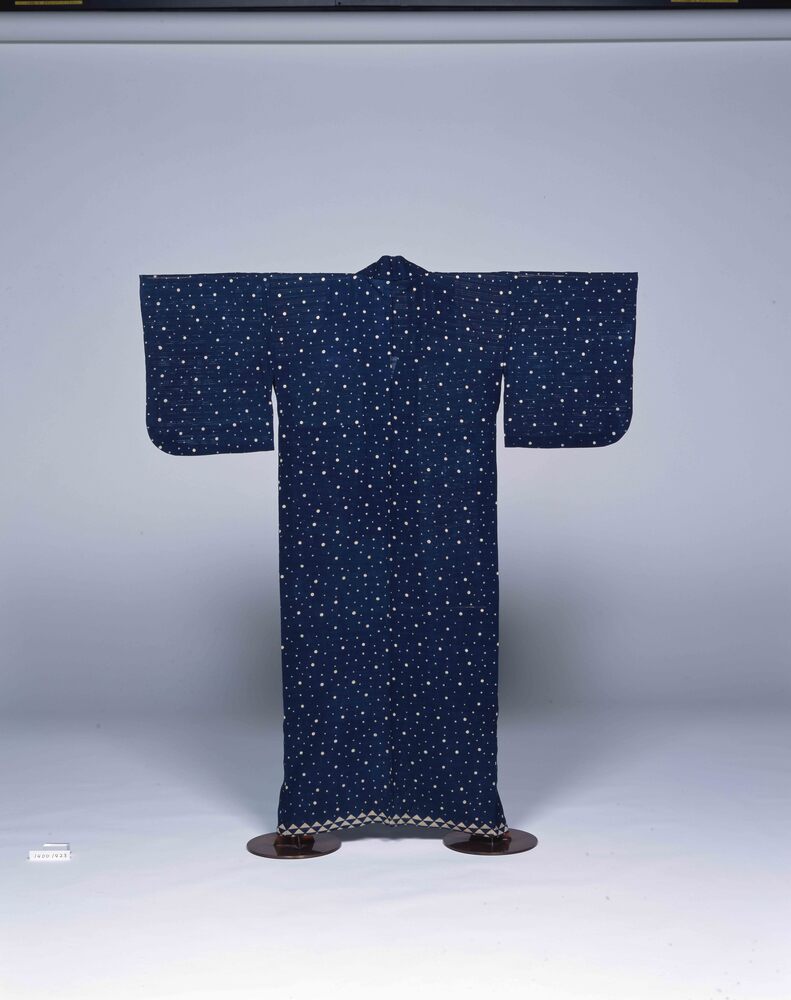 作品画像:日本橋魚河岸の娘が着用した着物