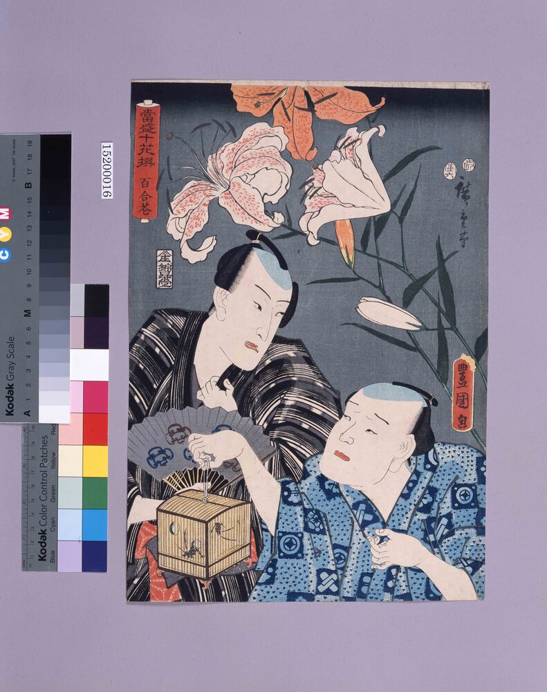作品画像:当盛十花撰 百合花