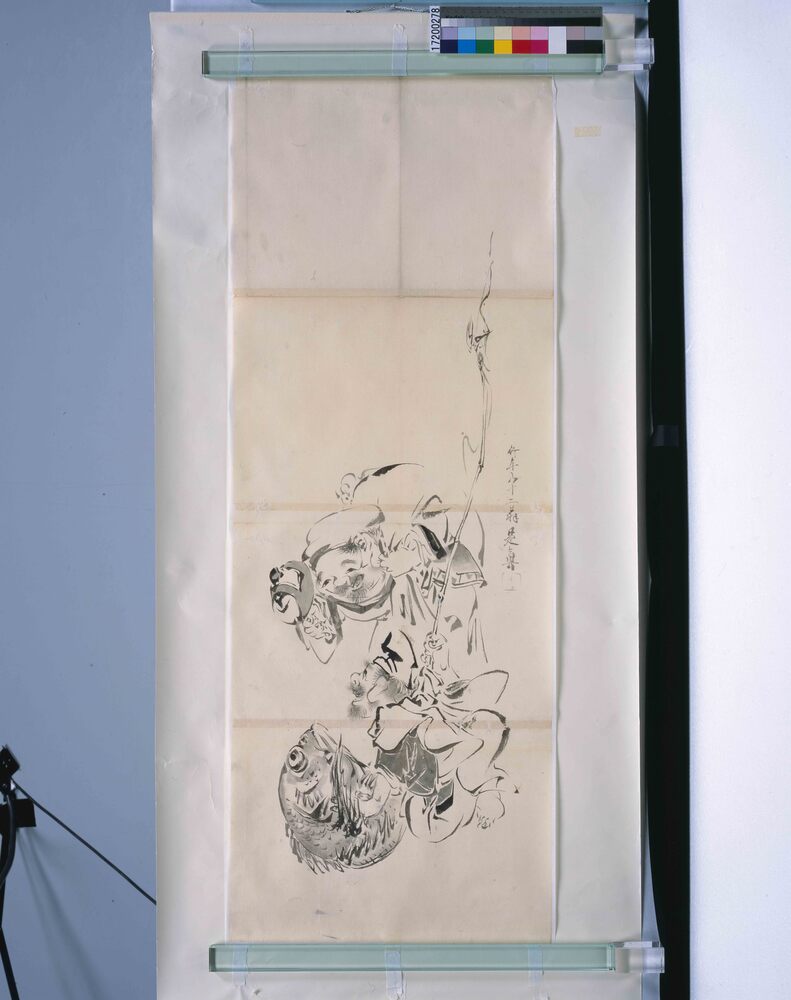 作品画像：粉本　恵比寿大黒