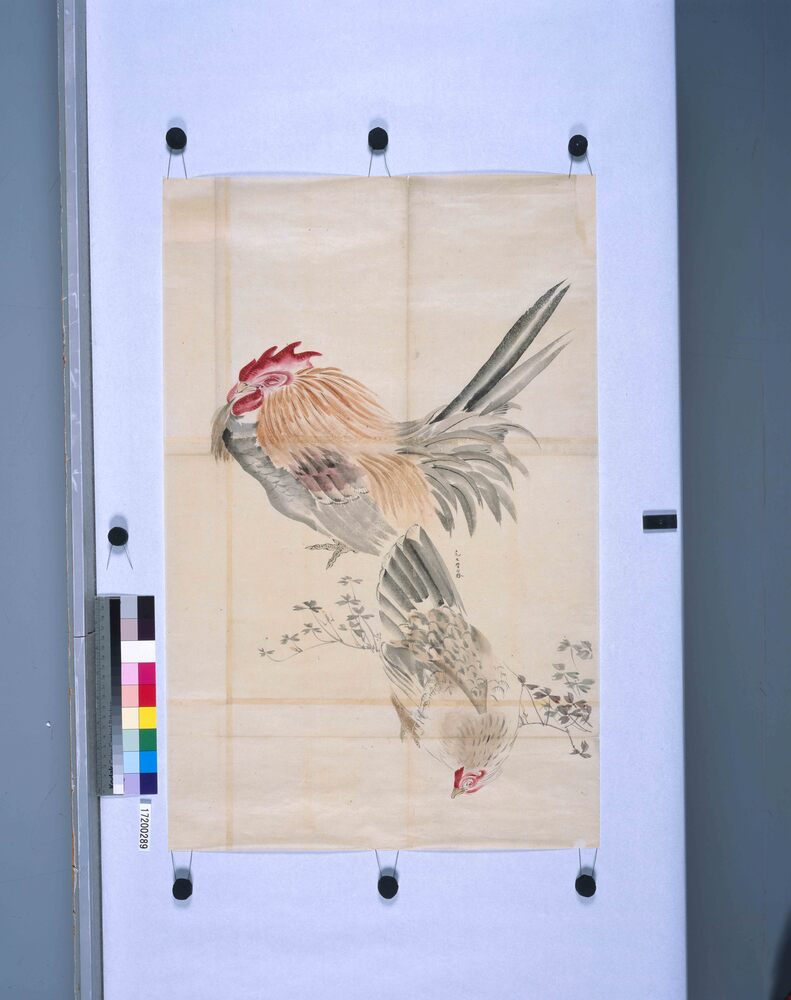 作品画像：粉本　双鶏