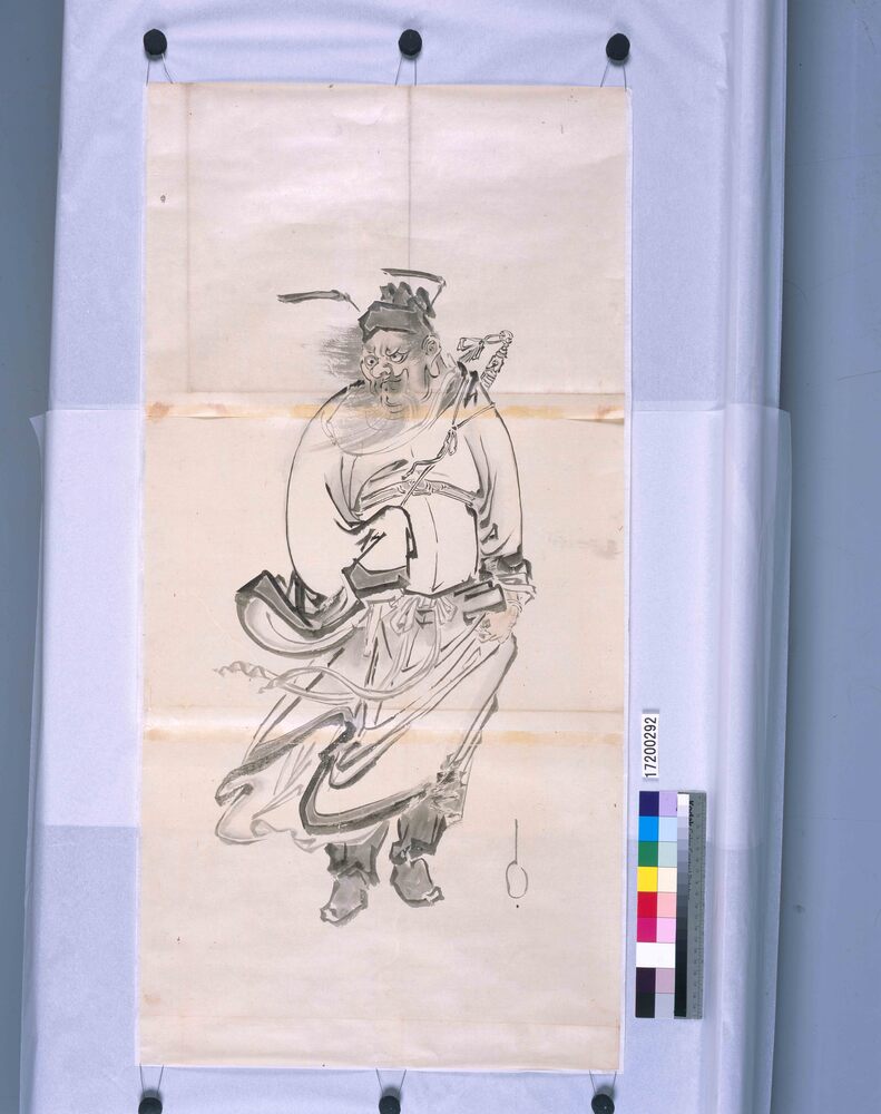 作品画像:粉本 鍾馗