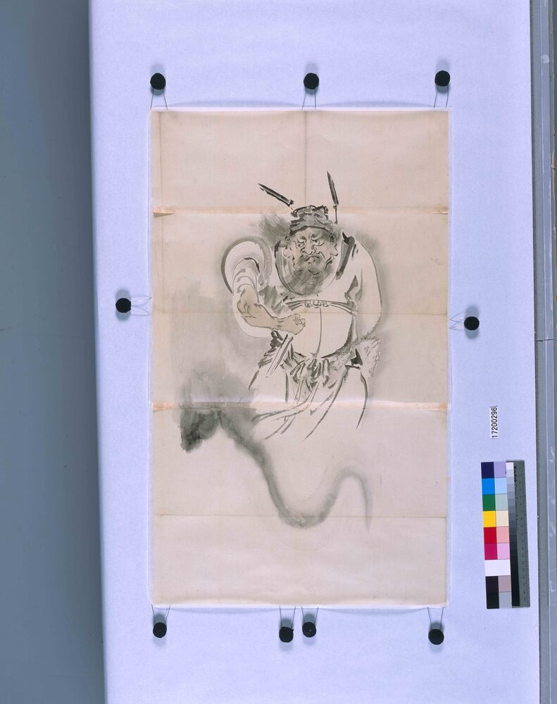 作品画像:粉本 鍾馗