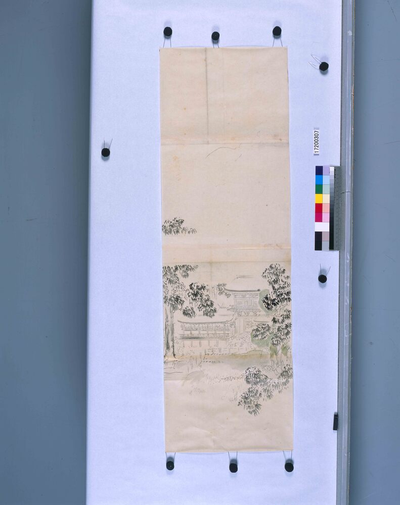 作品画像:粉本 春日社頭