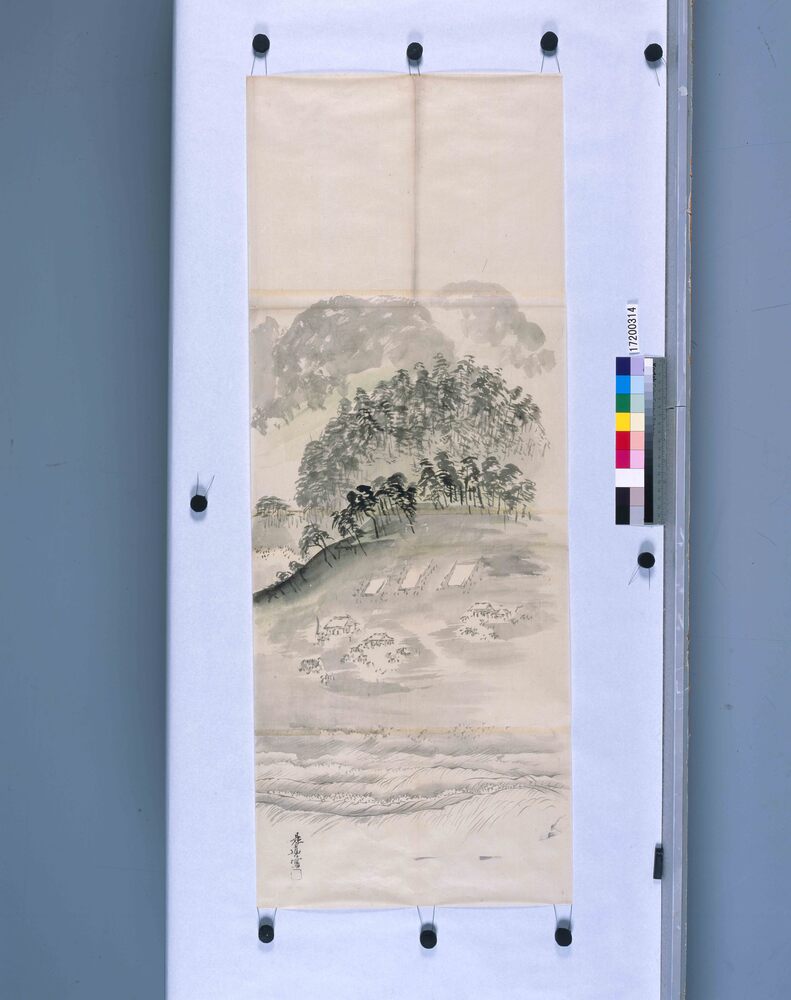 粉本 塩田風景