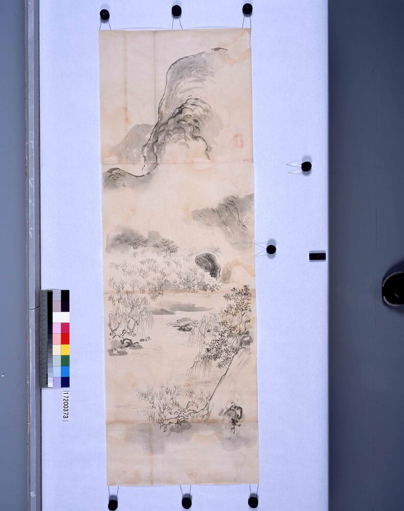 作品画像：粉本　海山水