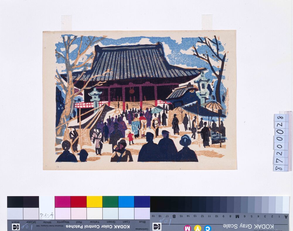 作品画像:東京回顧図会 浅草観音堂
