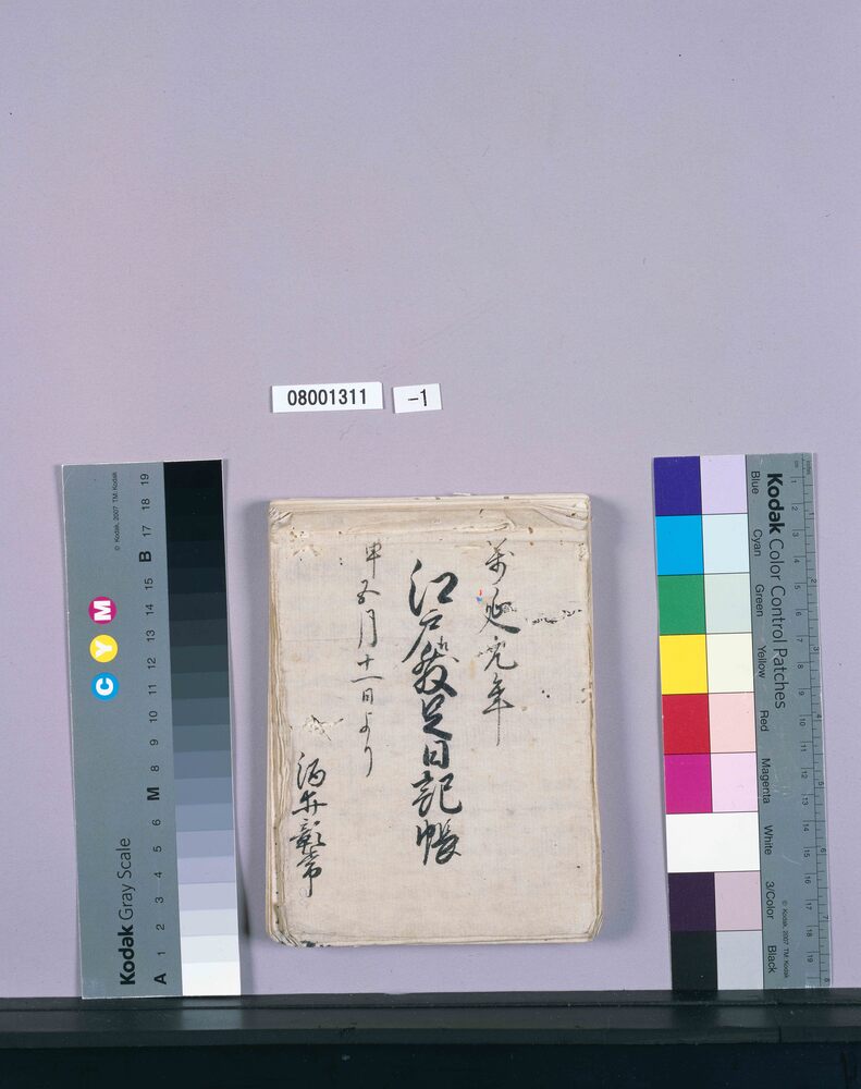 作品画像:江戸江発足日記帳(酒井伴四郎日記)