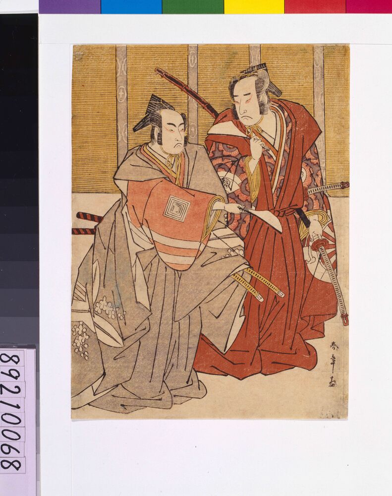 作品画像:二代目市川門之助と初代尾上松助