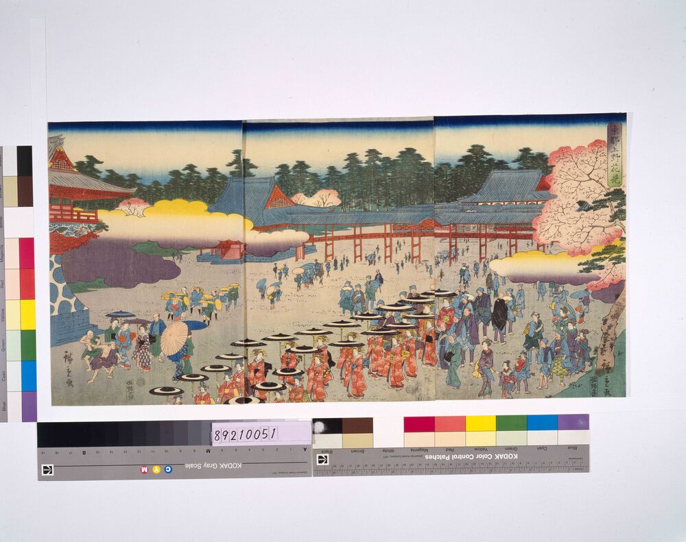 作品画像:東都上野花見