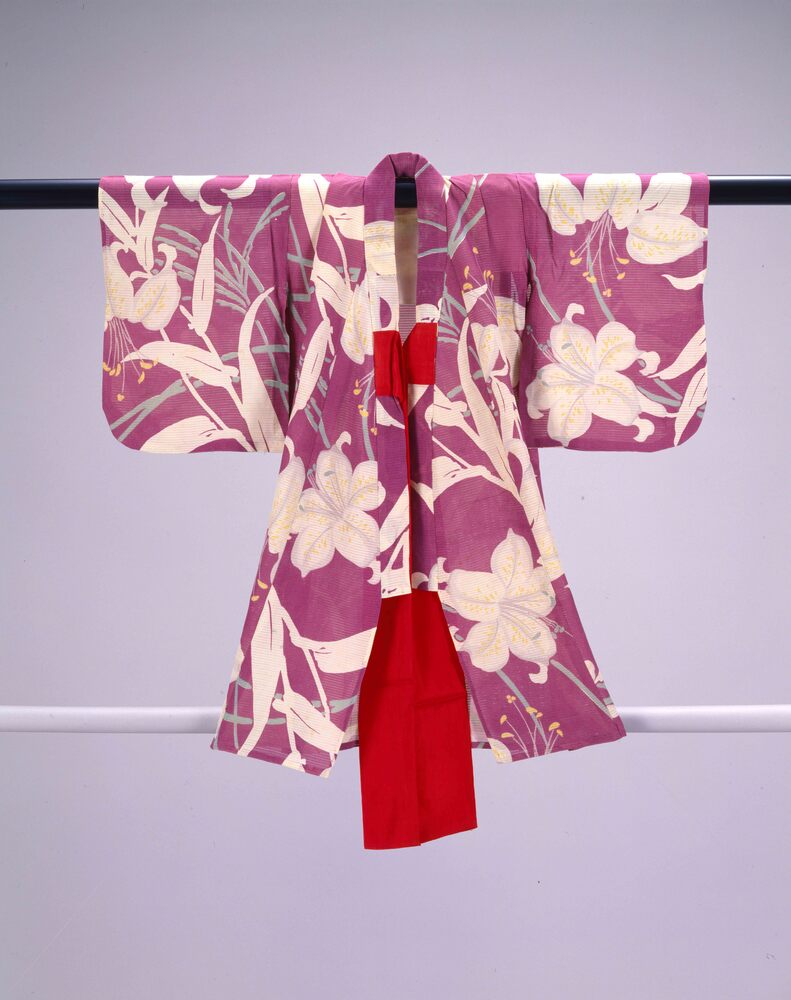 作品画像:子供用長襦袢(単衣)