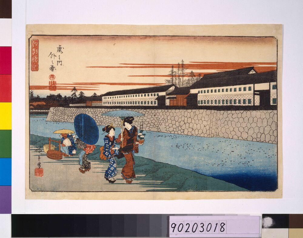 作品画像:江都勝景 虎之門外之図