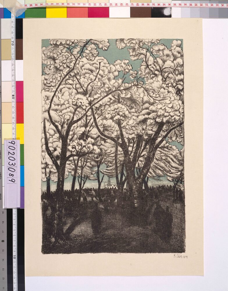 作品画像:東京風景 十八 上野之桜