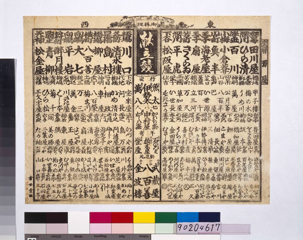 作品画像:御料理献立競