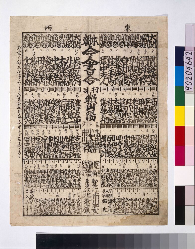 作品画像:本朝今人書合
