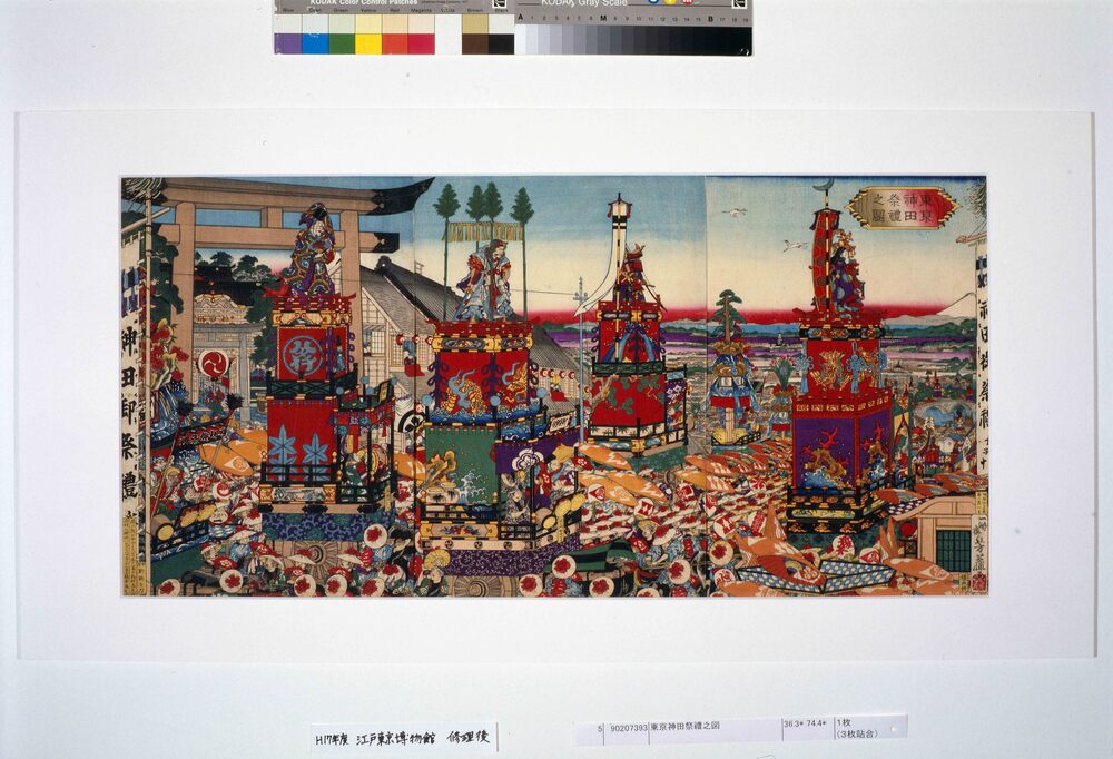 作品画像:東京神田祭礼之図