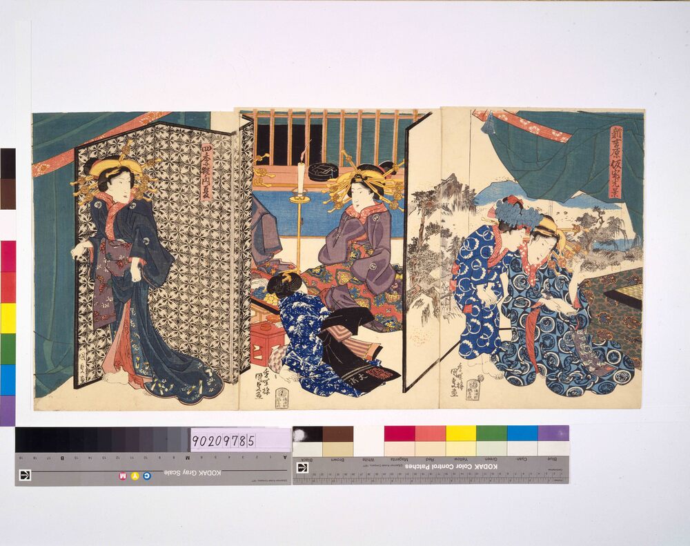 作品画像:新吉原仮宅光景