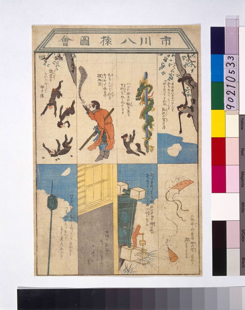 作品画像:市川八猿図会
