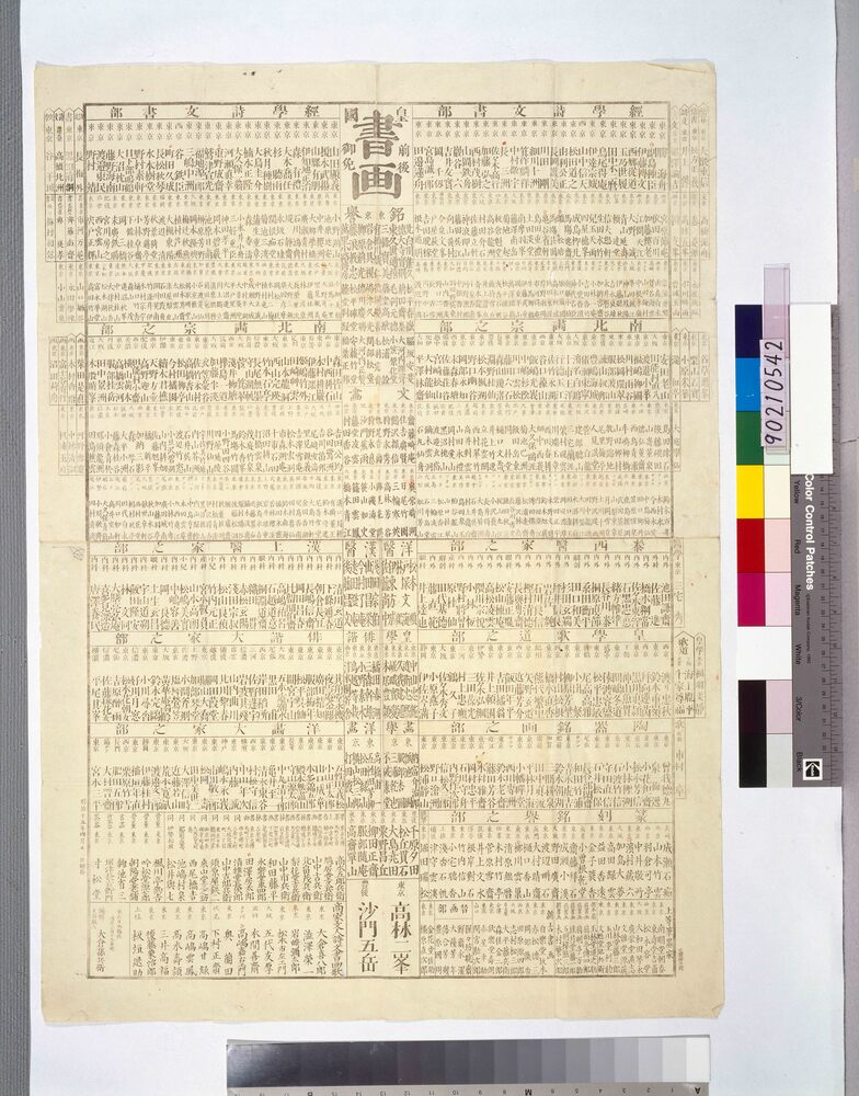 作品画像:書画番付
