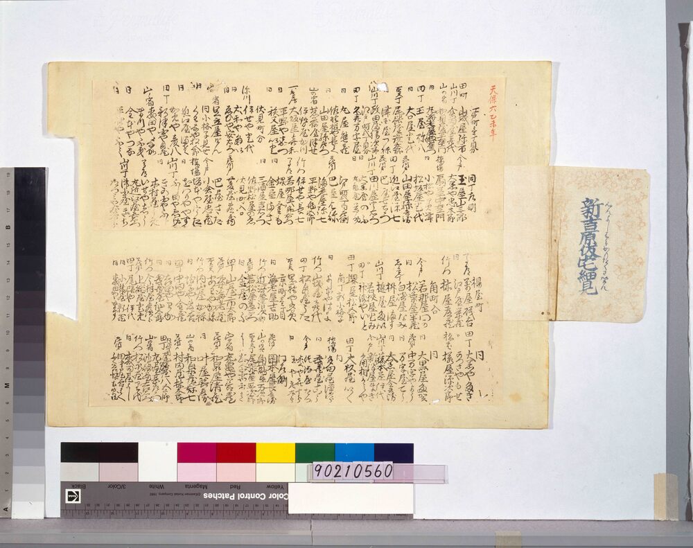 作品画像:新吉原仮宅細見