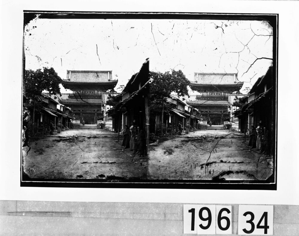 作品画像：清涼寺 山門