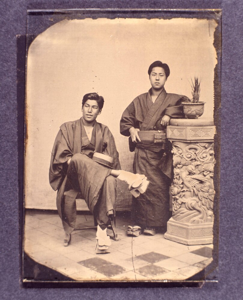 作品画像:男性2人像
