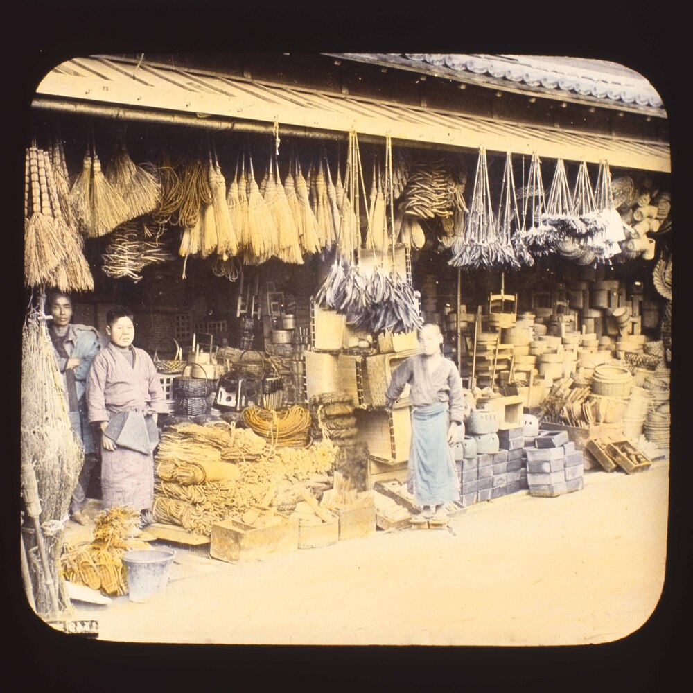 作品画像：荒物屋店先