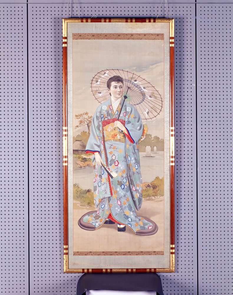 作品画像:和装西洋男女図