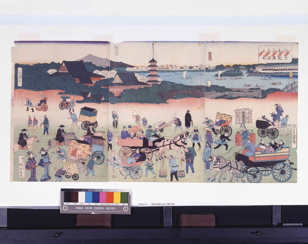 作品画像:浅草金龍山広小路之図