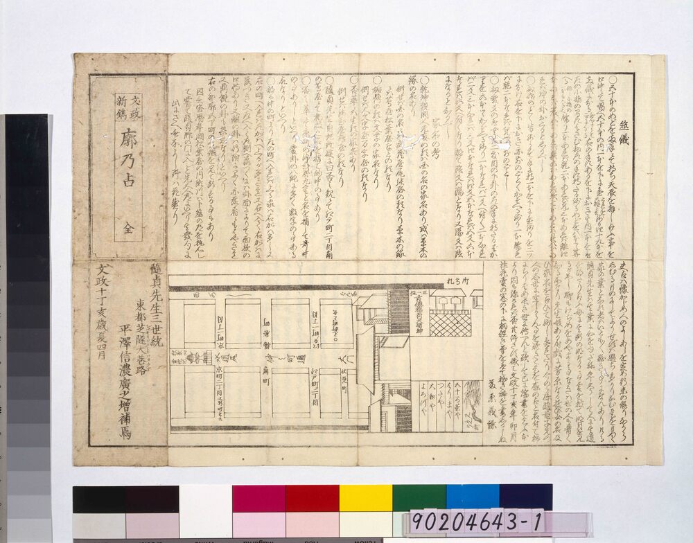 作品画像:文政新鐫 廓乃占