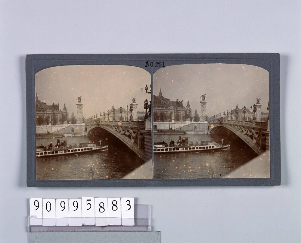 作品画像:パリ、アレキサンドル3世橋(No.291)