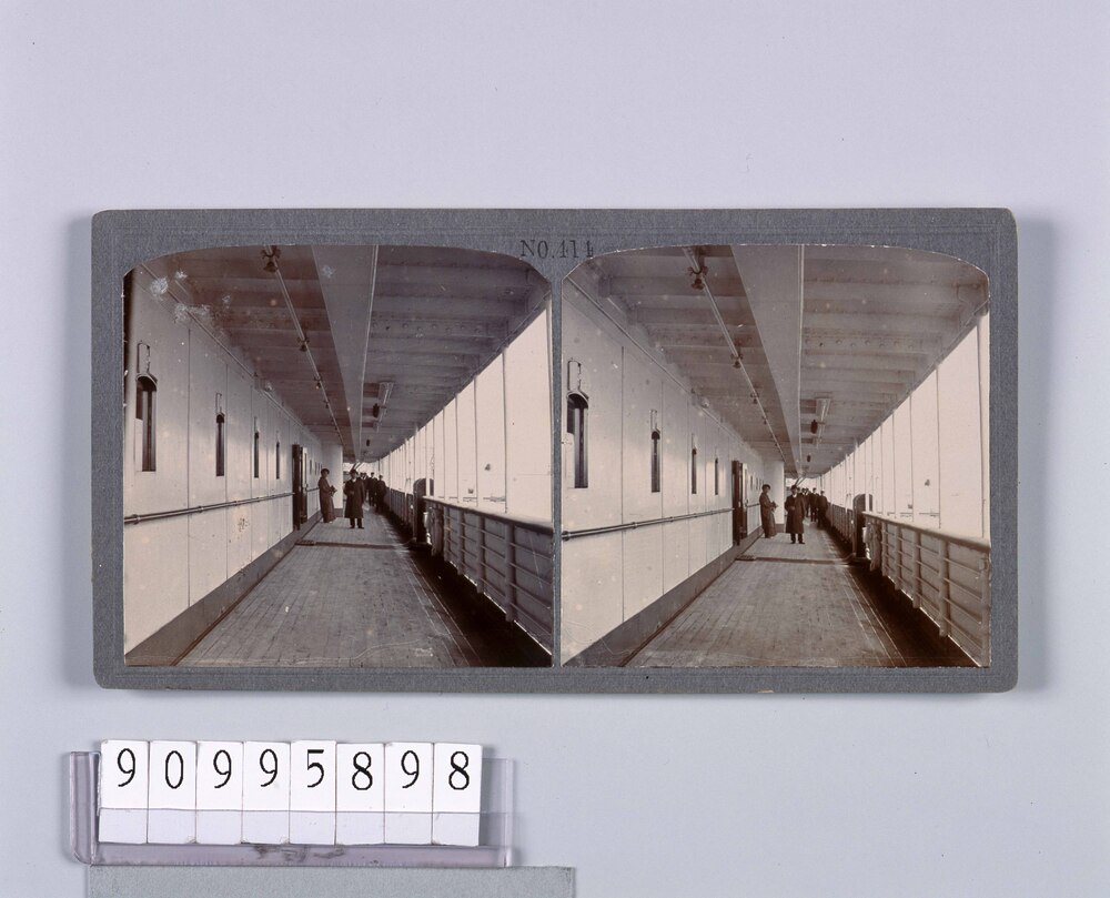 作品画像：東洋汽船地洋丸甲板(No.414)