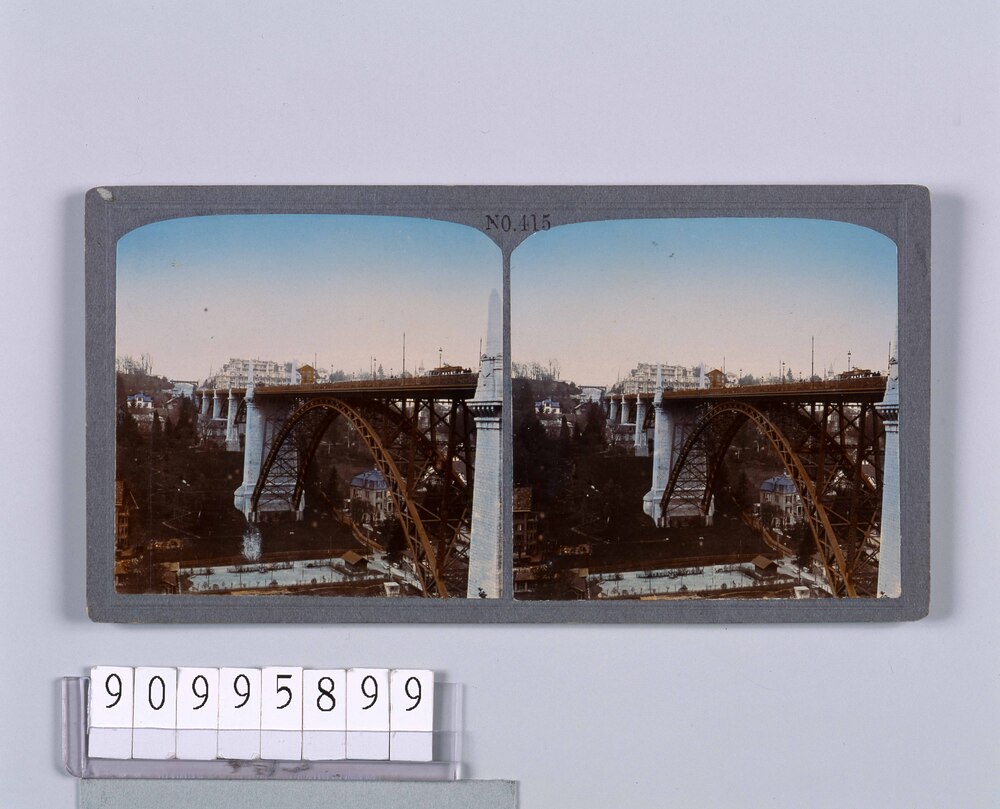 作品画像：ベルン市(スイス)コルンハウス橋(No.415)