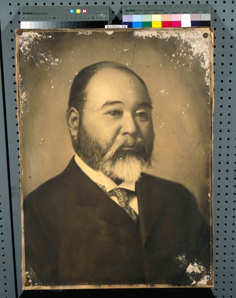 作品画像:写真パネル 高橋是清肖像
