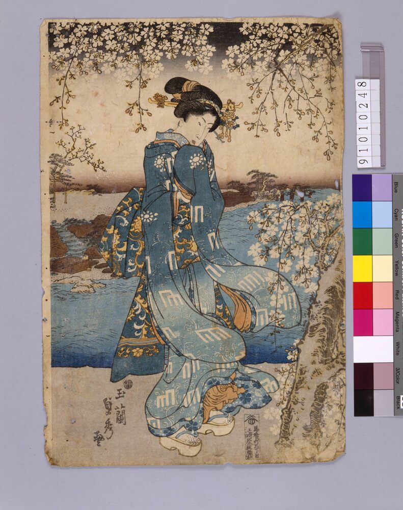 作品画像：錦絵断片　[美人画]