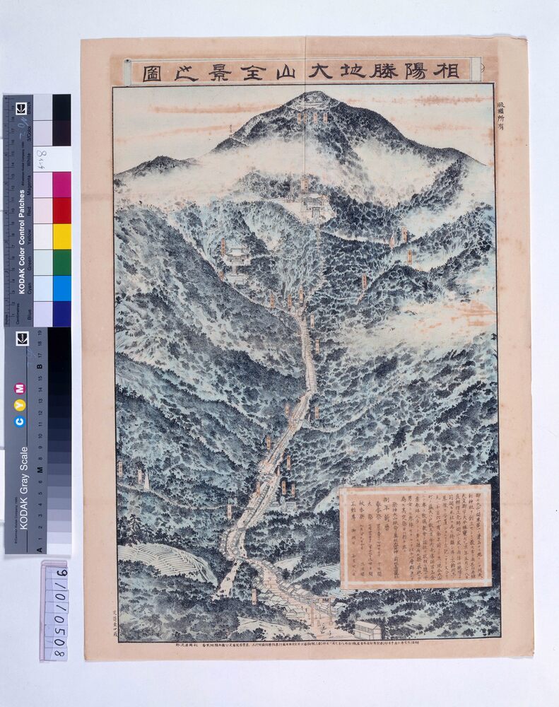 作品画像:相陽勝地大山全景之図