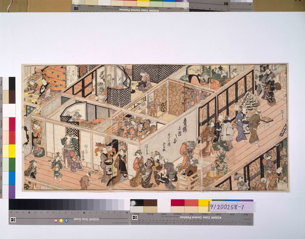 作品画像:青楼二階之図