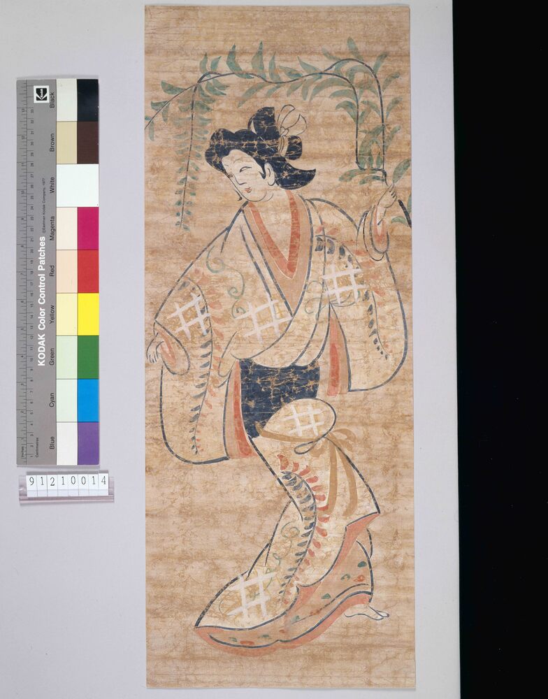作品画像:大津絵 藤娘