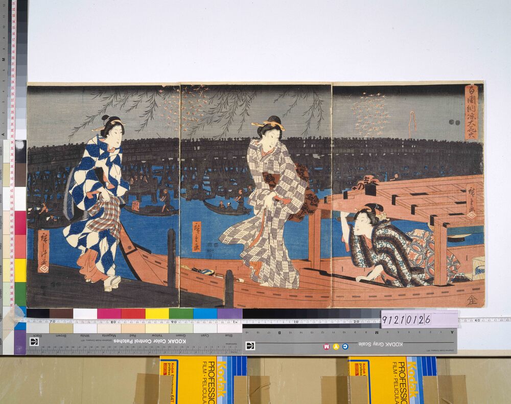 作品画像：両国納涼大花火