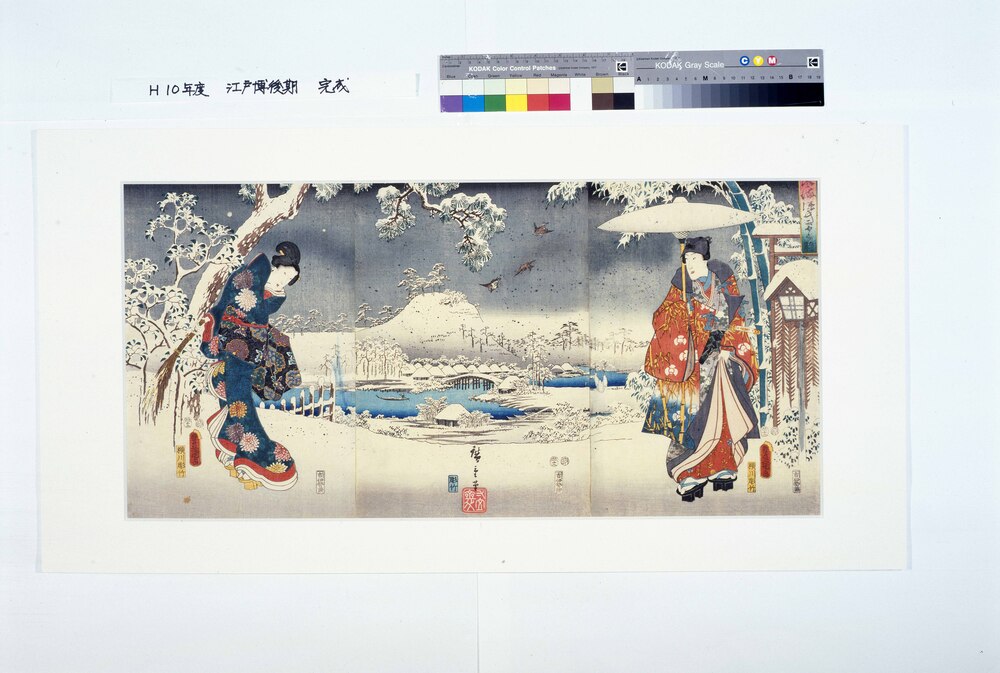 風流源氏雪の眺
